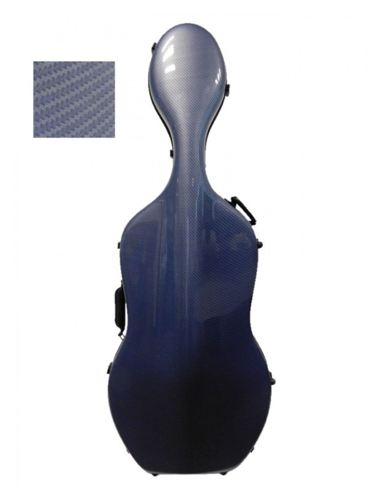 Etuis-Housses - Etui Violoncelle SEBIM PVC/Carbone 50 Tramé -  - Sebim - La Maison de la Corde