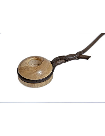 Cales pour piques - Cale Artisanale en Bois et Cuir avec coulisse en cuir -  - José Caparros - La Maison de la Corde