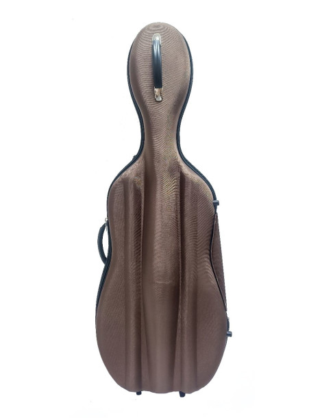 Etuis-Housses - Etui Coque Nylon Rigide Violoncelle avec roulettes - OCCASION BRUN -  - Sebim - La Maison de la Corde