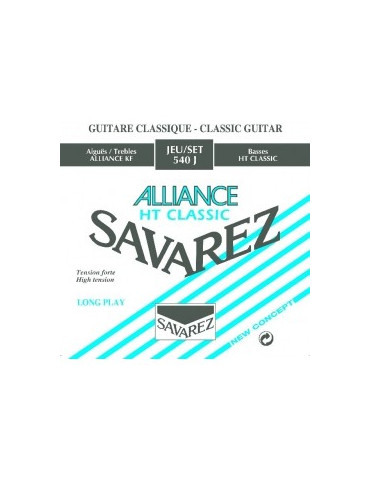 Jeux cordes Guitare Alliance HT Classic Tirant Fort 540J Savarez