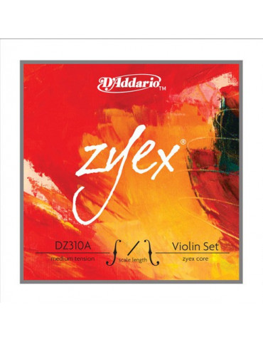 Jeu de 4 cordes Violon Zyex Composite - Petites tailles