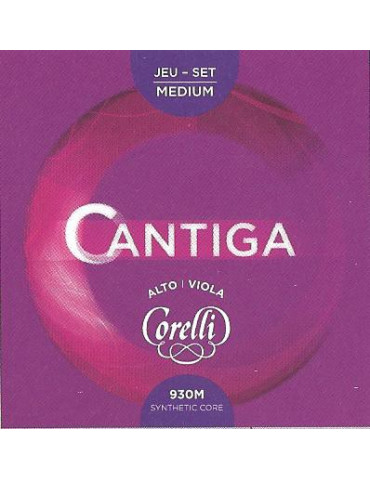 Jeu de 4 cordes Alto Cantiga avec LA filé Alu