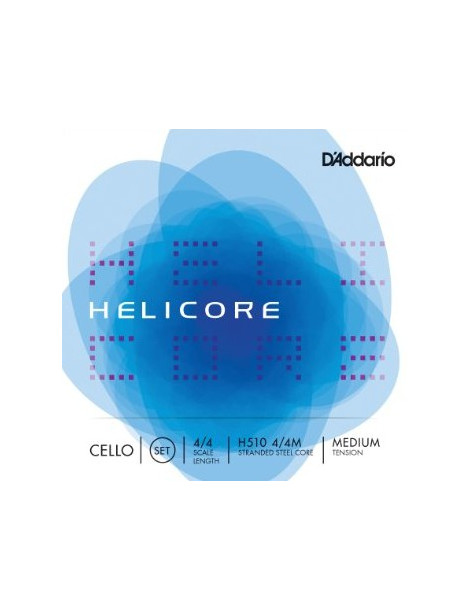 Jeu de 4 cordes Violoncelle Helicore  D'Addario