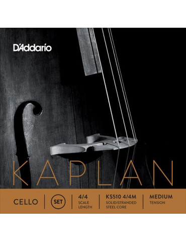 Jeu de 4 cordes Violoncelle Kaplan