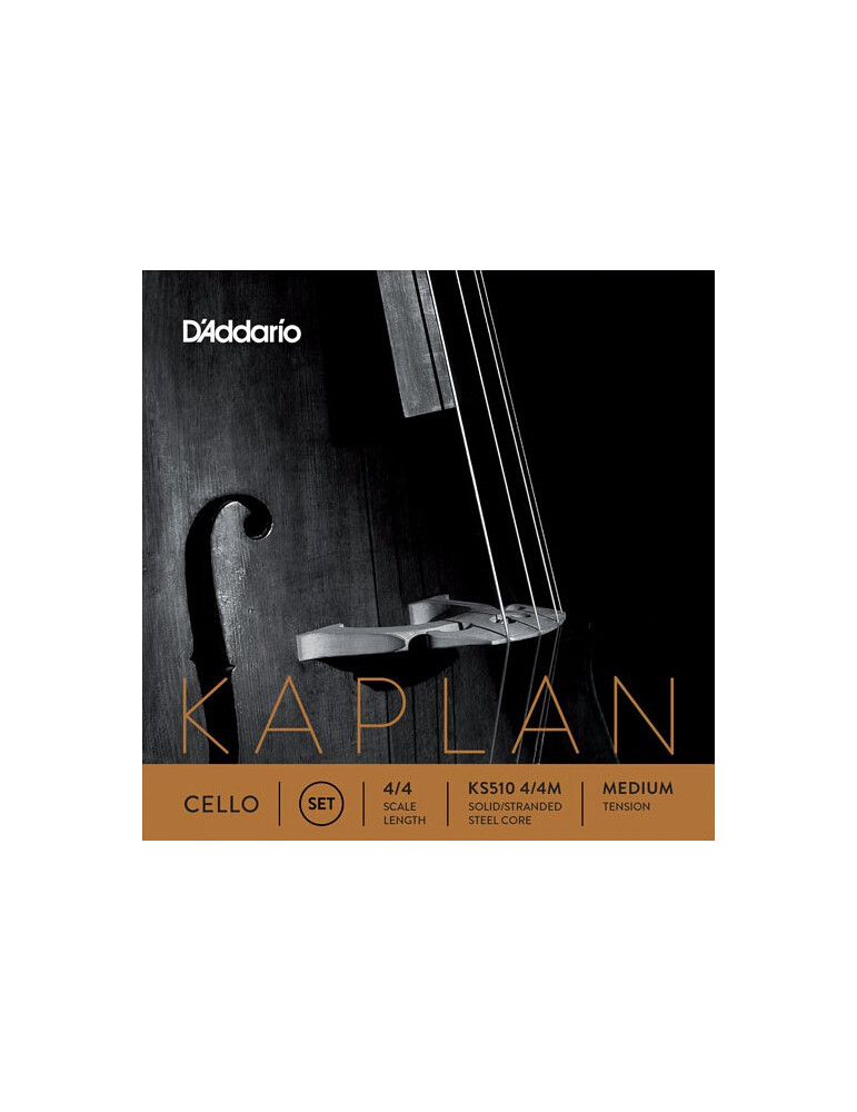 Jeu de 4 cordes Violoncelle Kaplan  D'Addario