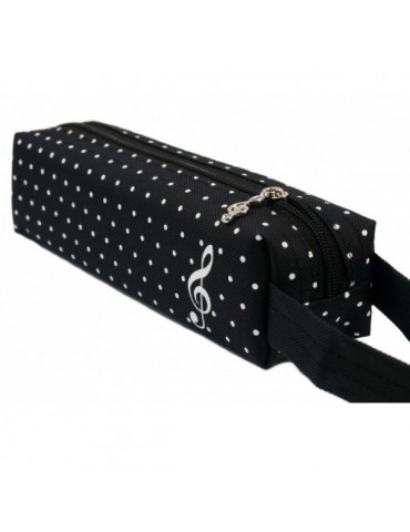 Trousse rectangulaire motif petits pois