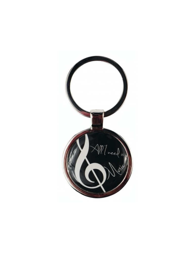 Porte clef "All you need is Music" PORTECLEF-NEED-MUSIC a-Gift-Republic