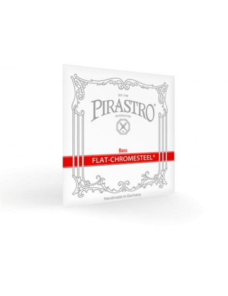 Jeu de 4 cordes Contrebasse Flat Chromesteel Orchestre  Pirastro