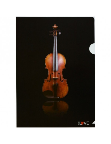 Pochette porte-partitions plastique violon noir POCHETTE-VIOLON a-Gift-Republic