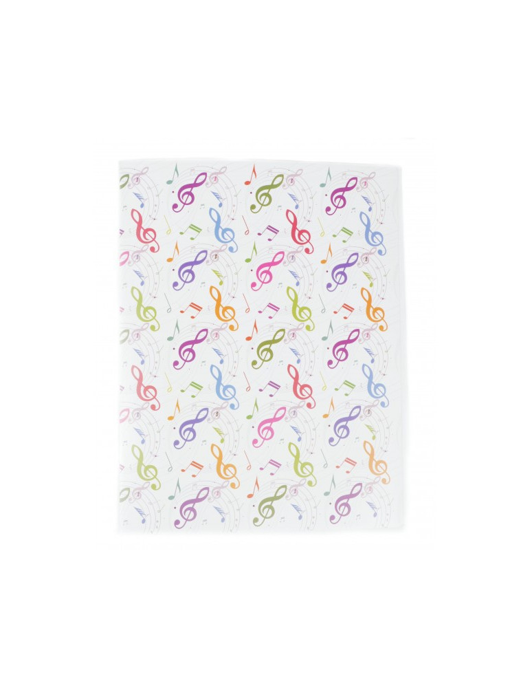 Classeur 2 anneaux Clés de Sol multicolores F1025 a-Gift-Republic