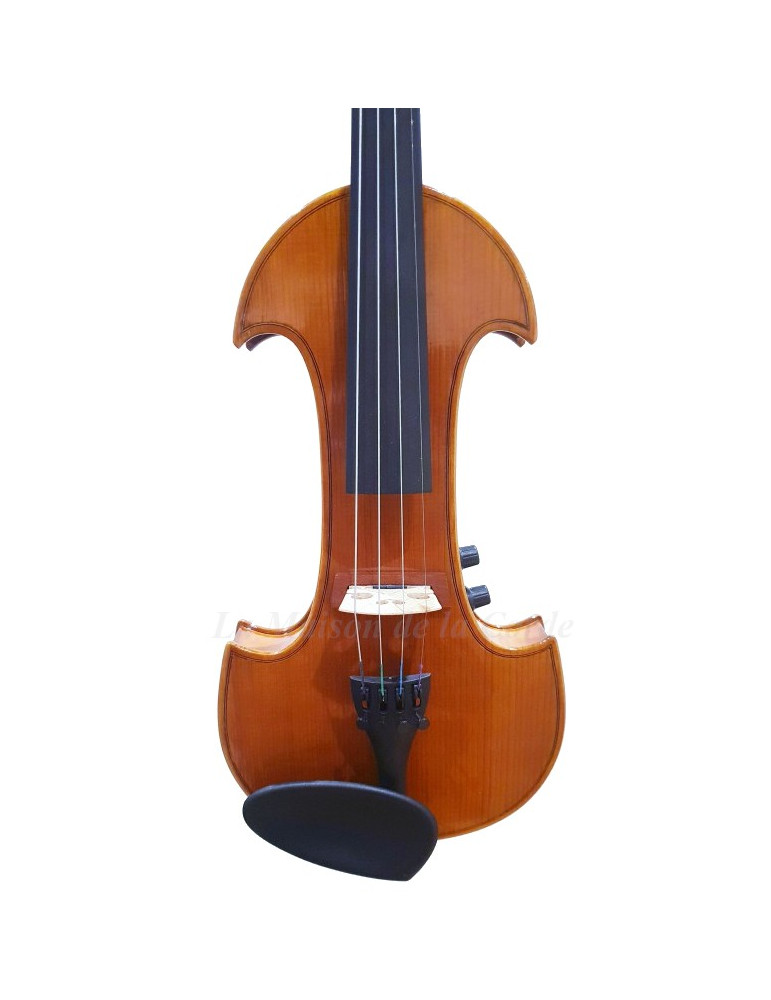 Instrument de violon électrique professionnel 4/4 Violon silencieux  électrique ordinaire (bleu), violoniste, étudiant adulte