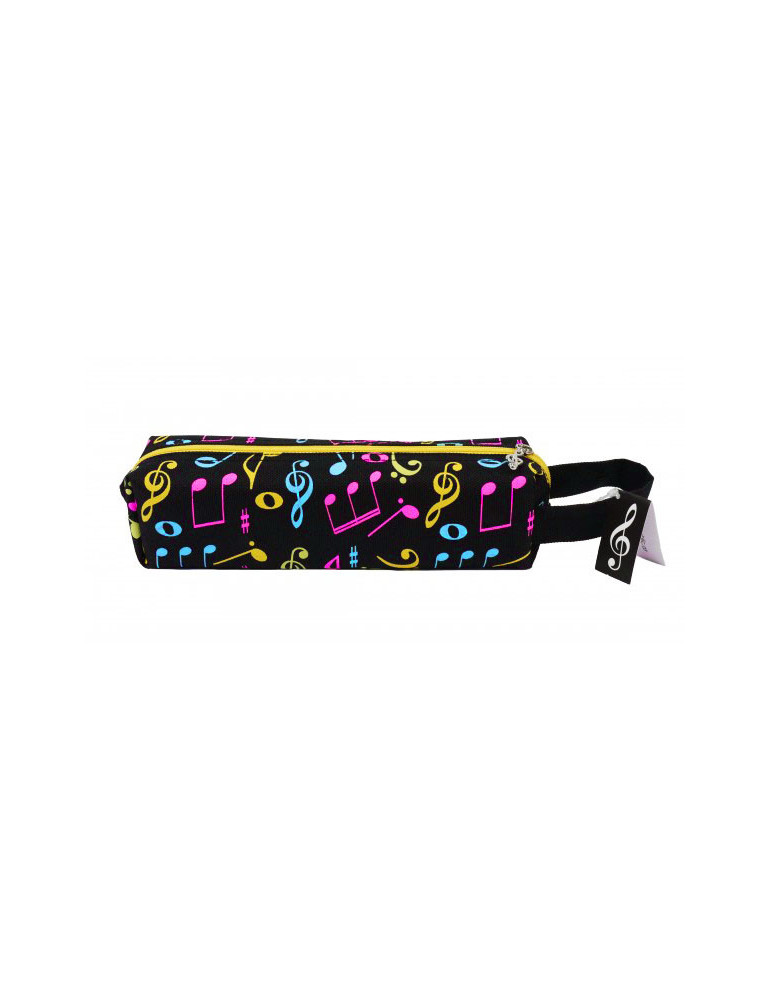 Trousse rectangulaire motif notes de musique multicolores TROUSSE-NOTES-COULEURS a-Gift-Republic