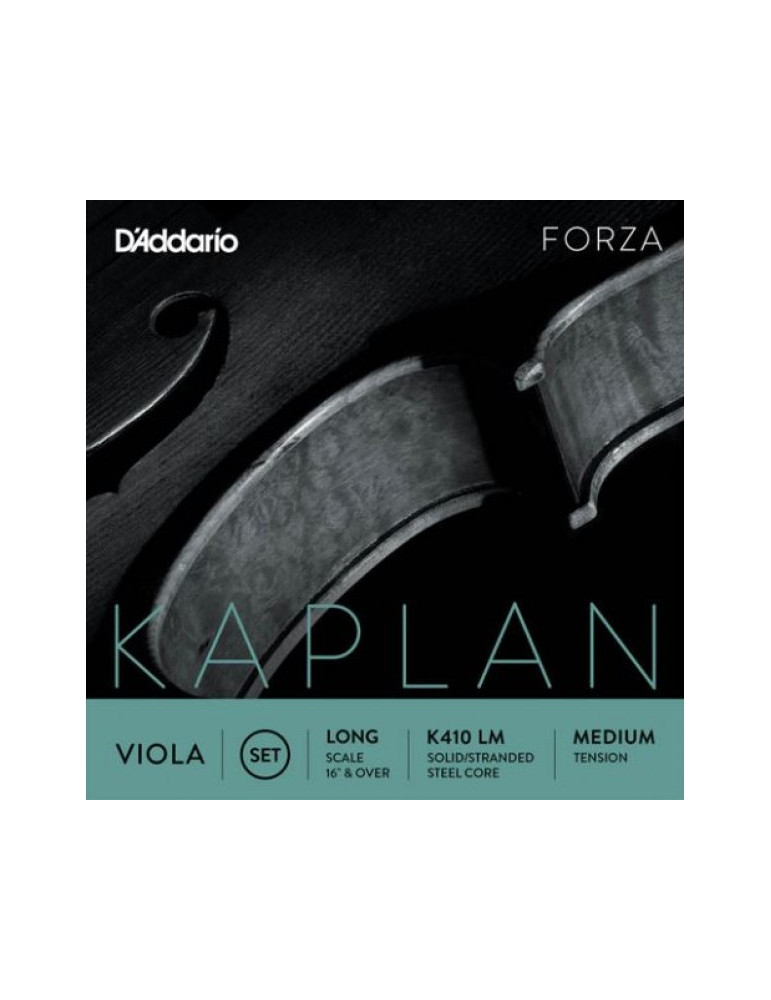 Jeu de 4 cordes Alto KAPLAN FORZA K410  D'Addario