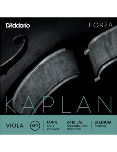 Jeu de 4 cordes Alto KAPLAN FORZA K410  D'Addario