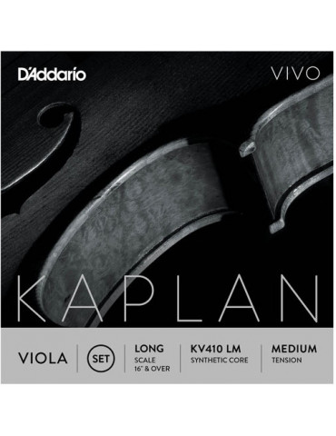 Jeu de 4 cordes Alto KAPLAN VIVO KV410