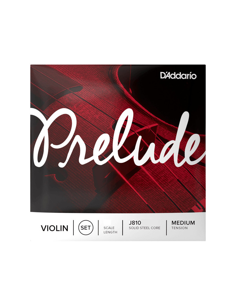 Jeu de 4 cordes Violon Prelude  D'Addario