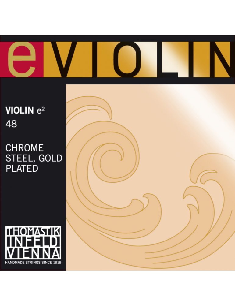 Corde Violon Special Programme e-violin MI acier chromé doré  Thomastik