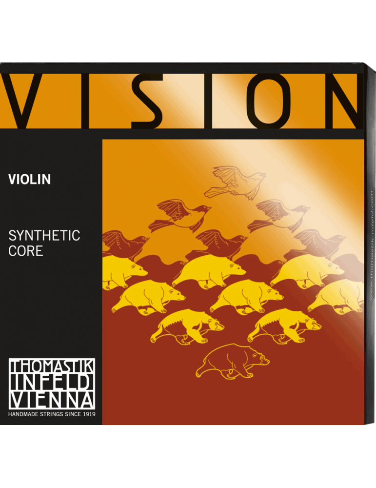 Jeu de 4 cordes avec Re Argent Violon Vision  Thomastik