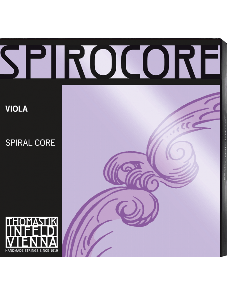 Cordes Thomastik Alto Spirocore Noyau Spirale Do Acier Chromé Filé; Moyen