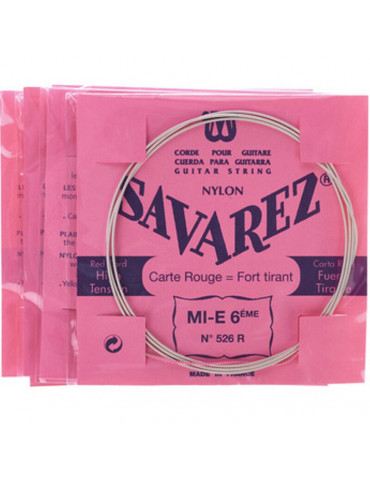 JEU de Cordes pour Guitare SAVAREZ ALLIANCE BLEU fort tirant