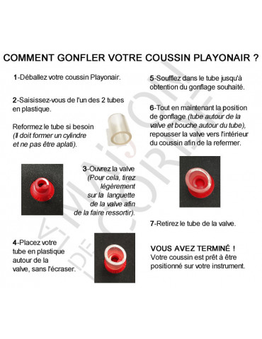 Coussin Alto/Violon PLAYONAIR Deluxe  Playonair