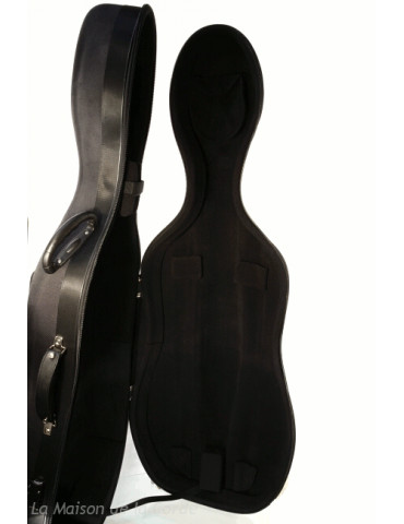 Etuis-Housses - Etui Coque Nylon Rigide Violoncelle avec roulettes - OCCASION BRUN -  - Sebim - La Maison de la Corde