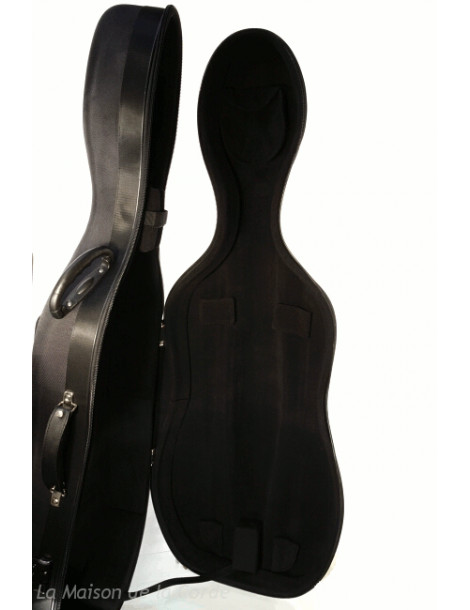 Etuis-Housses - Etui Coque Nylon Rigide Violoncelle avec roulettes - OCCASION BRUN -  - Sebim - La Maison de la Corde