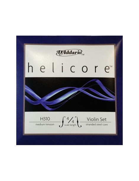 Jeu de 4 cordes Violon Helicore  D'Addario