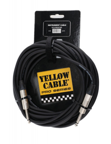 Cable Jack Professionnel Droit 6.3mm Male/Male ECO-PROG76D
