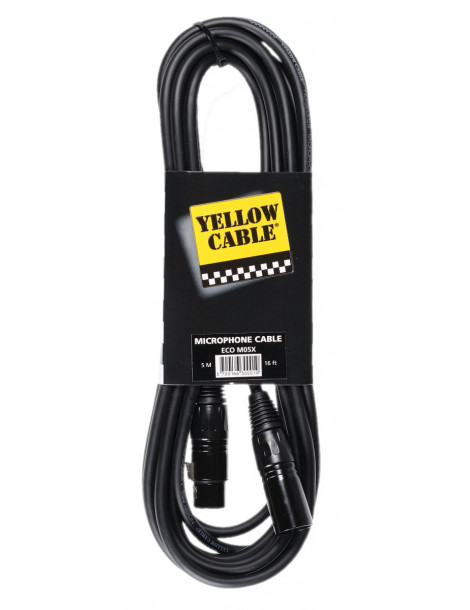 Cable XLR Male/Femelle ECO-M05X ECO-M05X Yellow Cable