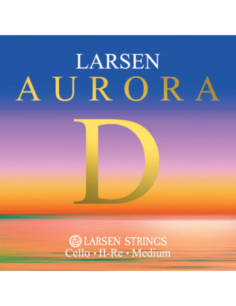 Corde Petit Violoncelle Larsen RE Aurora taille 1/16, 1/8, 1/4, 1/2 et 3/4