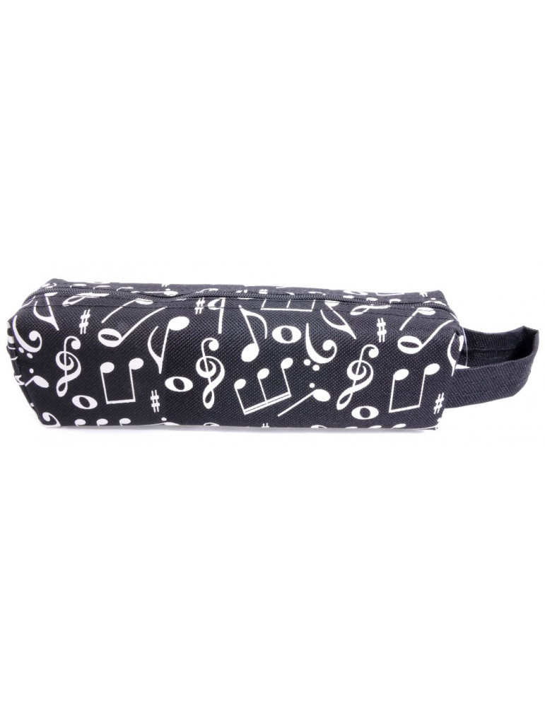 Trousse rectangulaire motif notes de musique TROUSSE-NOTES-NOIR a-Gift-Republic