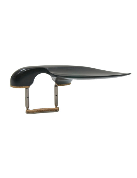 Mentonnière Guarneri Pour Violon 1/2 – En Bois Dur Noir, Confort Et Maintien