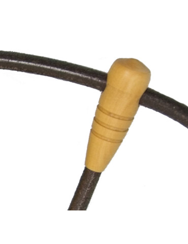 Cales pour piques - Cale Artisanale en Buis et Cuir avec coulisse en bois -  - José Caparros - La Maison de la Corde