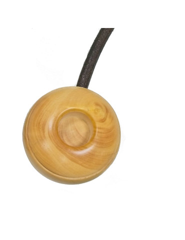 Cales pour piques - Cale Artisanale en Buis et Cuir avec coulisse en bois -  - José Caparros - La Maison de la Corde