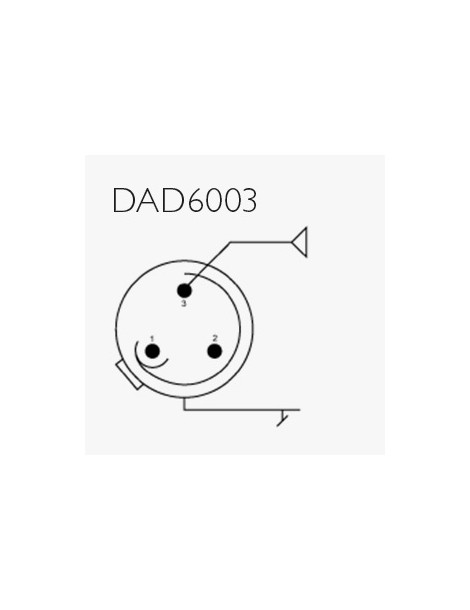 Adaptateur DPA microDot-LEMO3 (DAD6003) DAD6003 DPA