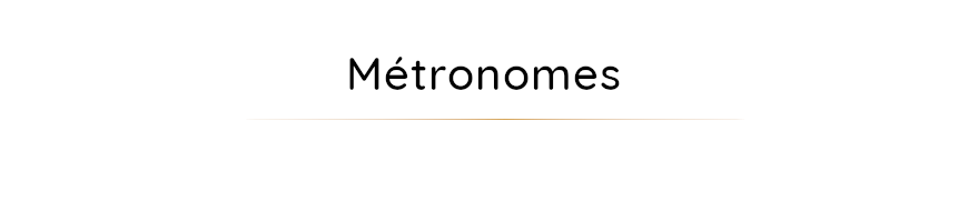 Métronomes et autres accessoires