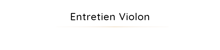 Entretien violon