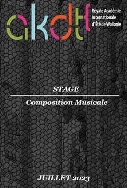 stage AKDT Composition musicale Belgique 2023