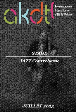 stage AKDT Jazz Contrebasse Belgique 2023