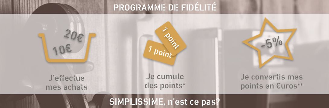 Programme fidélité avec La Maison de la Corde